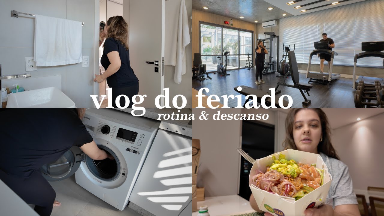 Vlog do feriado, rotina de dona de casa e descanso com o marido