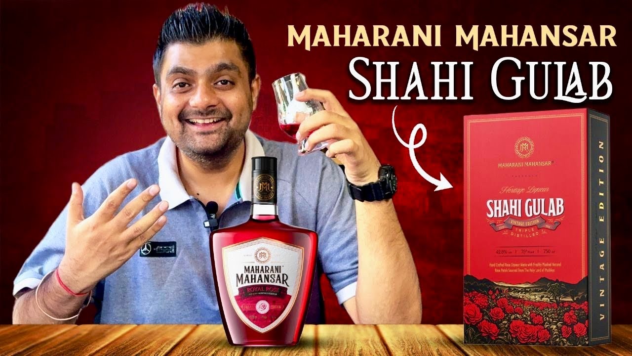 Maharani Mahansar | Shahi Gulab | Rose Liqueur | Heritage Liqueur | Vintage Edition | Whisky