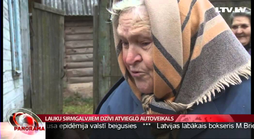 Lauku sirmgalvjiem dzīvi atvieglo autoveikals