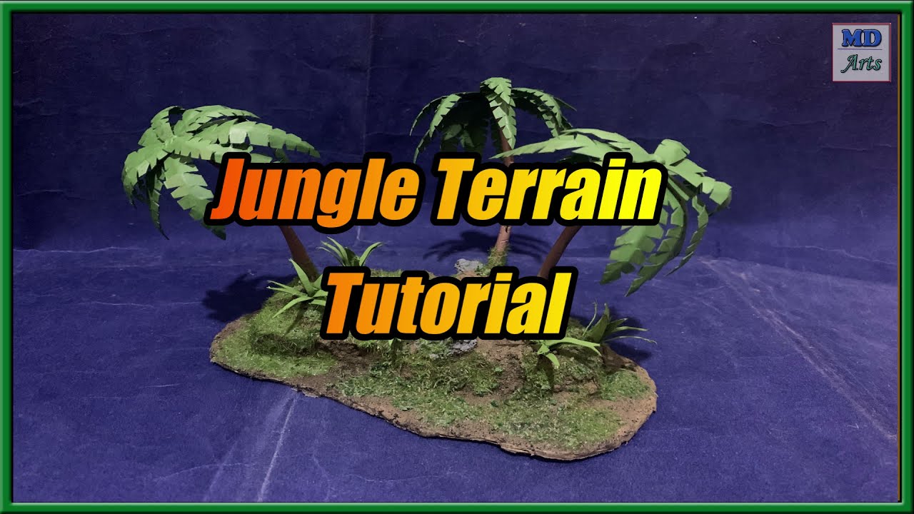 Jungle Terrain Diorama Tutorial