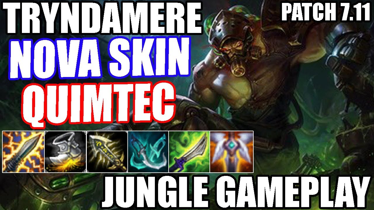 MEU ITEM E MINHA ULTIMATE BUGARAM, AI EU TILTO - TRYNDAMERE JUNGLE GAMEPLAY