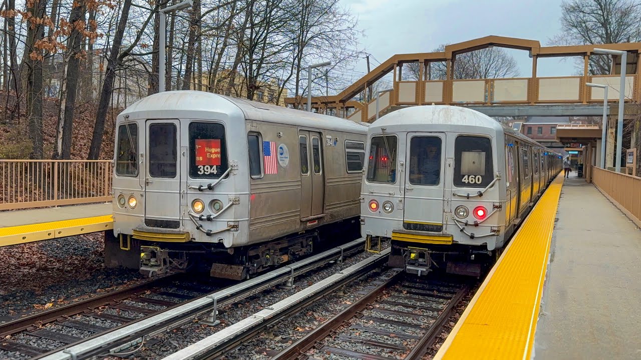 R44 & R211S Staten Island Railway Action at Annadale
