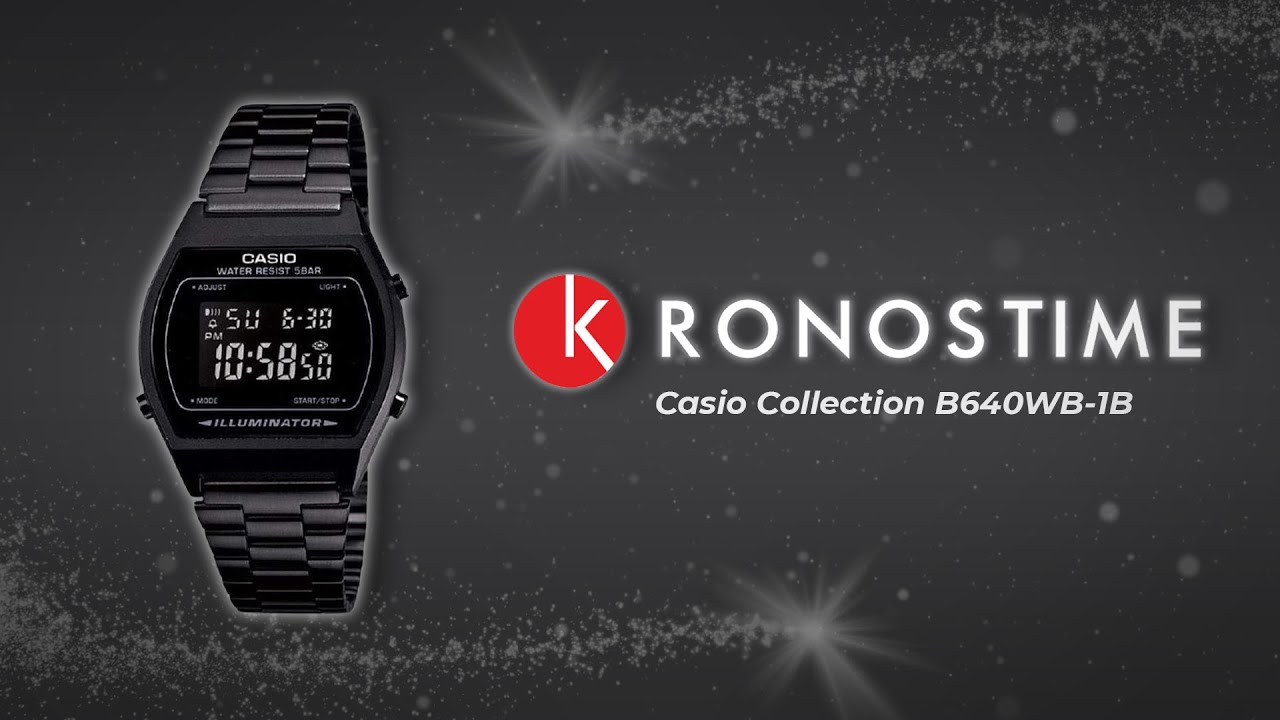 Обзор часов Casio Collection B640WB-1B - KronosTime.RU