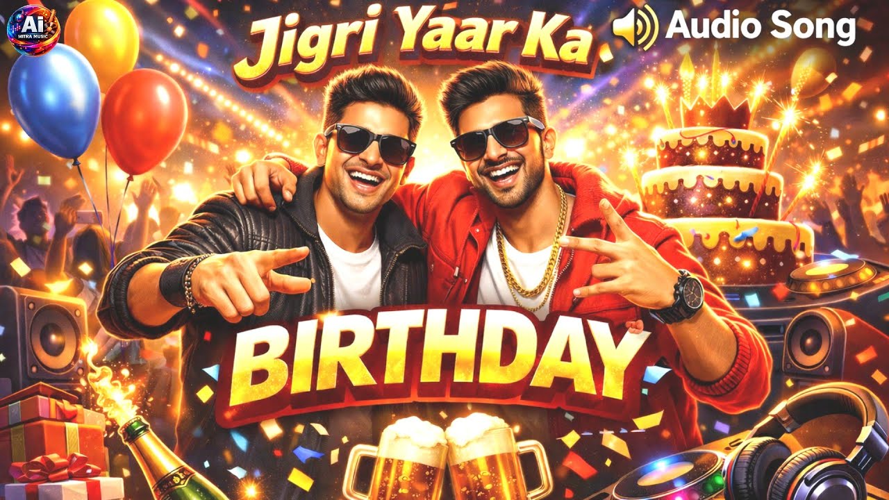 Jigri Yaar Ka Birthday 🎂🔥 | Full Party Anthem | Birthday Special Audio Song 2026