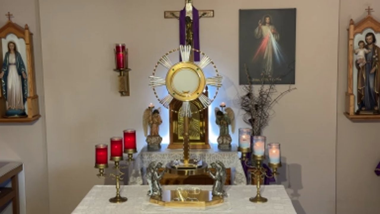 LIVE Eucharistic Adoration - Sisters of Divine Mercy