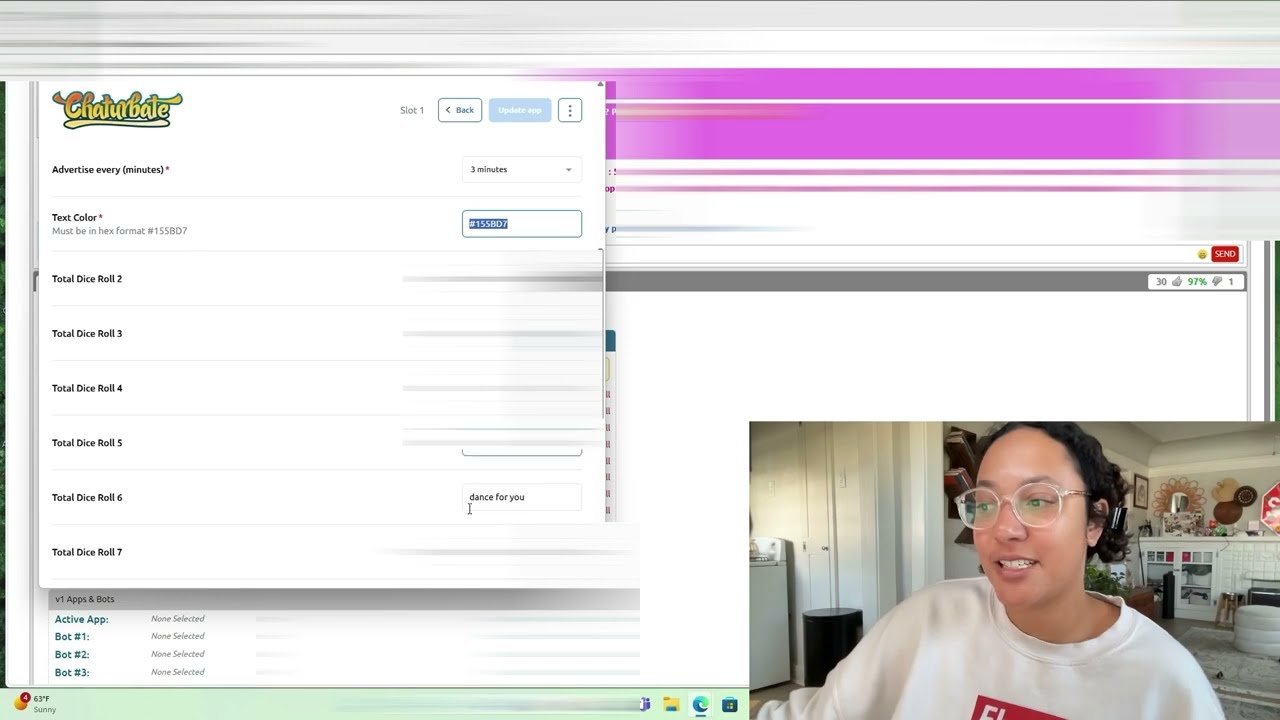 FULL BREAKDOWN OF MY TIP MENU AND CHATURBATE BOTS AND APPS! HOW TO USE W/ TIMESTAMPS