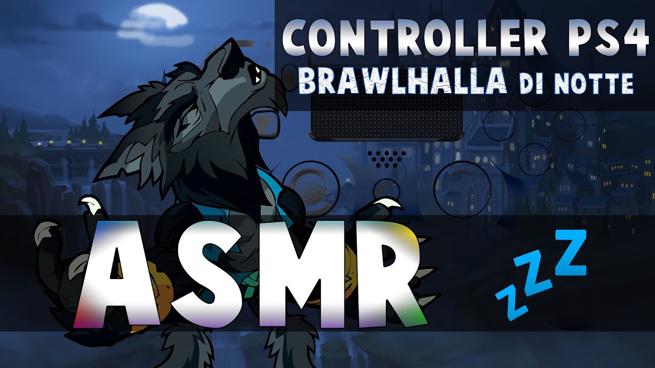 ASMR with PS4 Controller | Brawlhalla at Night (2600+ ELO Experimental)