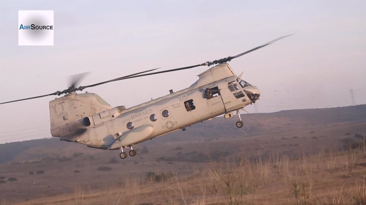 Air Delivery Marines conducted training jumps from CH-46E Sea Knights