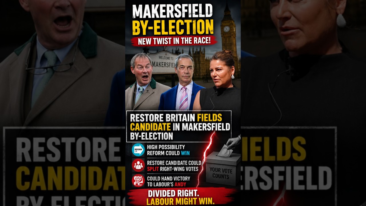 Restore Britain Enters Race &ndash; Is Reform&rsquo;s Victory at Risk as vote splits