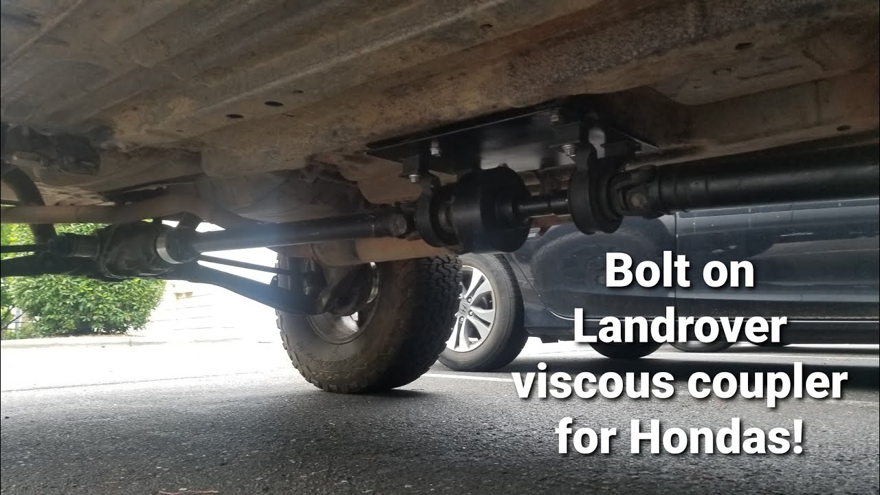 Installing a LandRover viscous in my 98 Honda Crv
