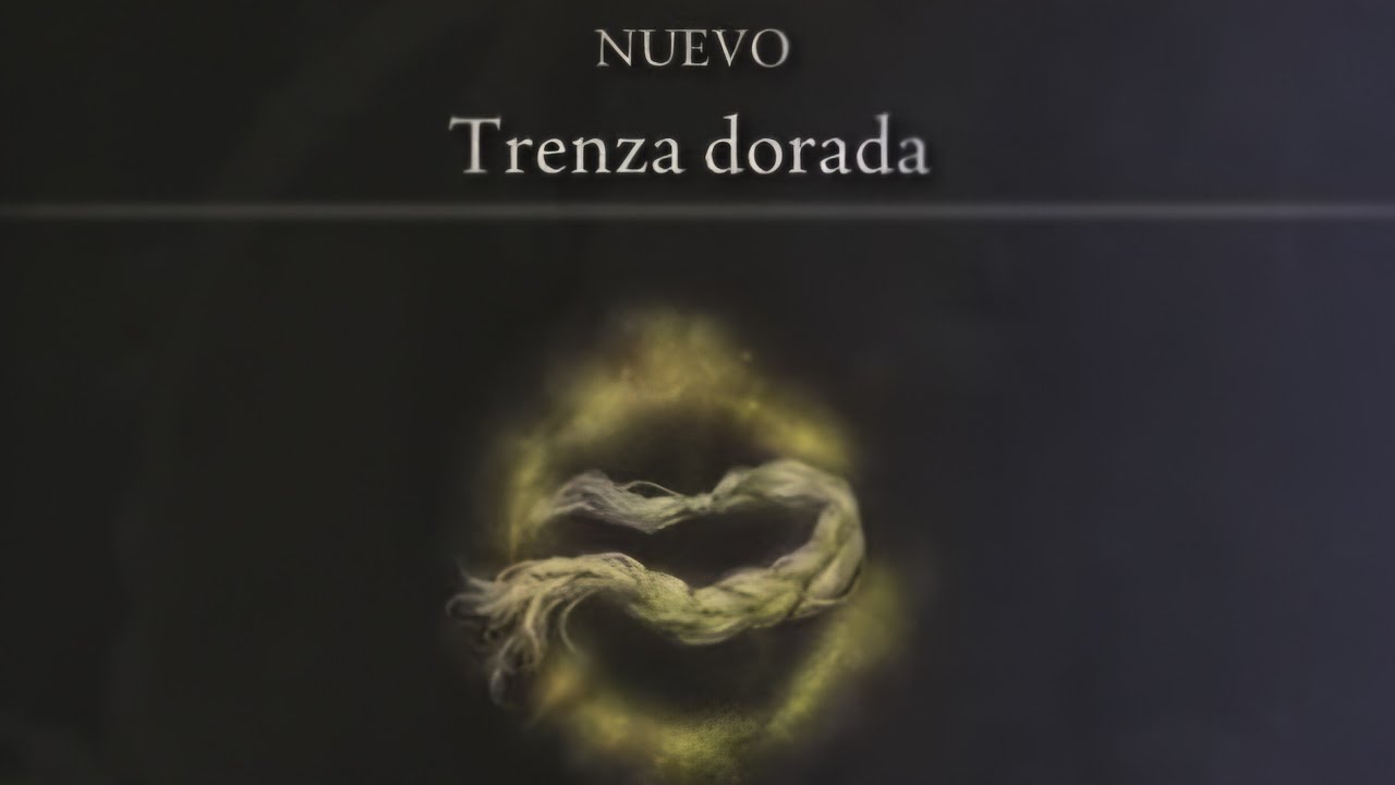 TALISM&Aacute;N Trenza Dorada, ofrenda de la Reina M&aacute;rika, neutraliza da&ntilde;o santo ELDEN RING DLC