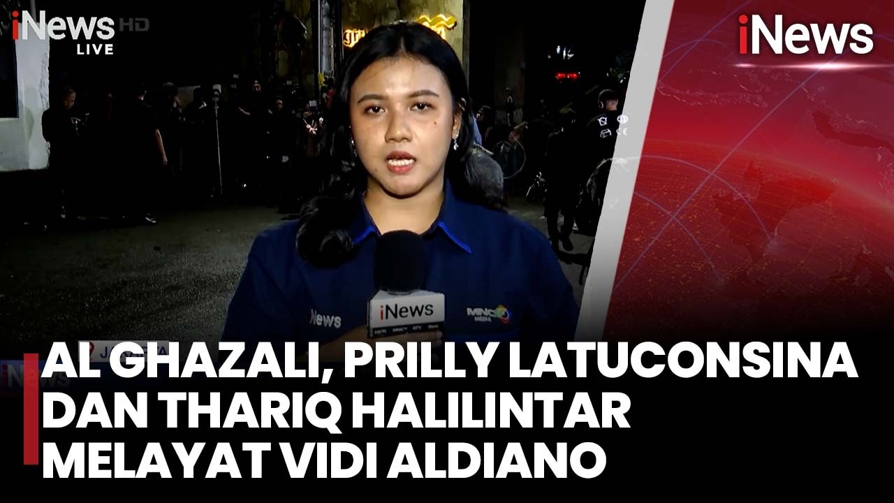 Al Ghazali, Prilly Latuconsina dan Thariq Halilintar Melayat Vidi Aldiano | iNews Malam 7/3