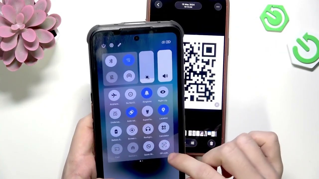 RUGONE Xever 7 Pro - 앱 없이 QR 코드 스캔하는 방법