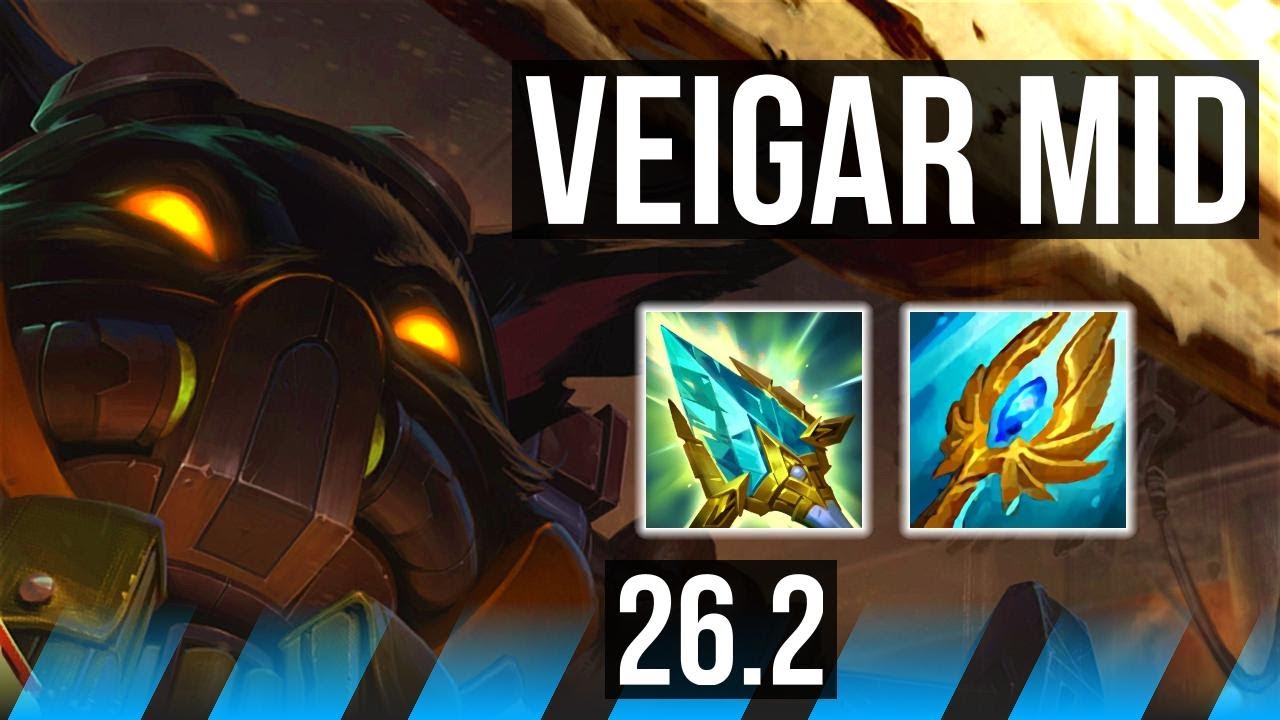 VEIGAR vs MALPHITE (MID) | Good KDA: 8/1/5 | KR Master | 26.2