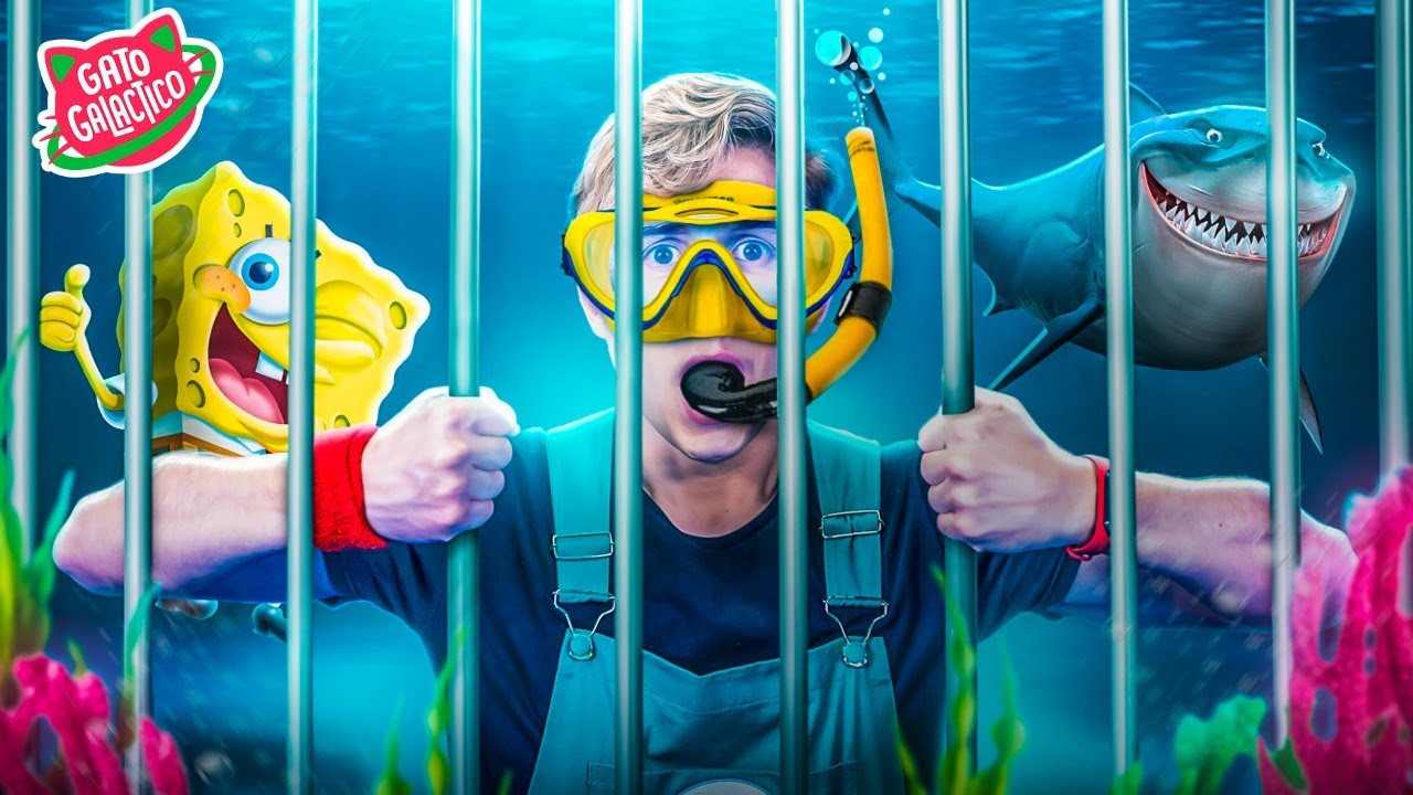 TENTE ESCAPAR DA PRISÃO EMBAIXO DA ÁGUA !!! | Gato Galactico