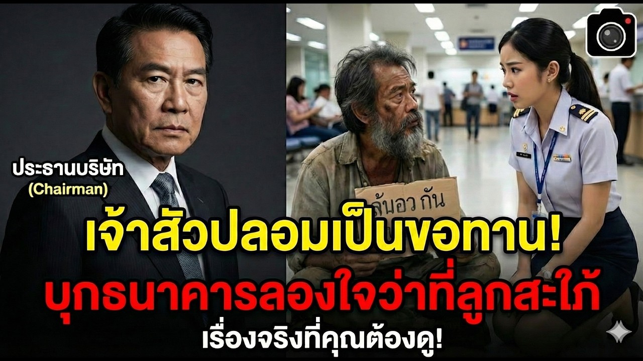 "เจ้าสัวปลอมเป็นขอทาน! บุกธนาคารลองใจว่าที่ลูกสะใภ้"