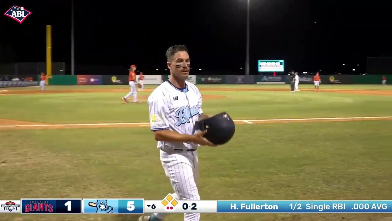 Fullerton gets the job done for the Sydney Blue Sox.