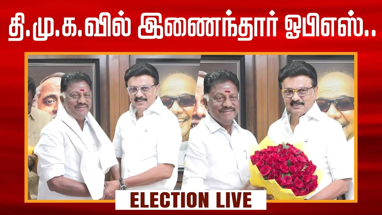 OPS Joins DMK |தோல்வி தழுவியது ஓபிஎஸ்-ன் தர்மயுத்தம் | CMMKStalin | Election Alliance