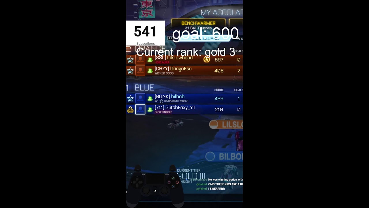 playing rocket league