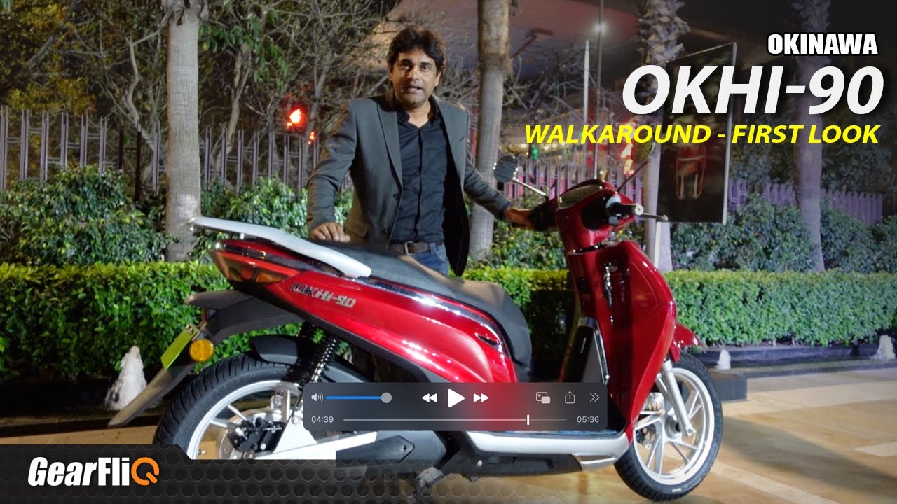 Okinawa Okhi 90 EV (First of its kind) 160km range  - Walkaround & Price | Hindi | GearFliQ