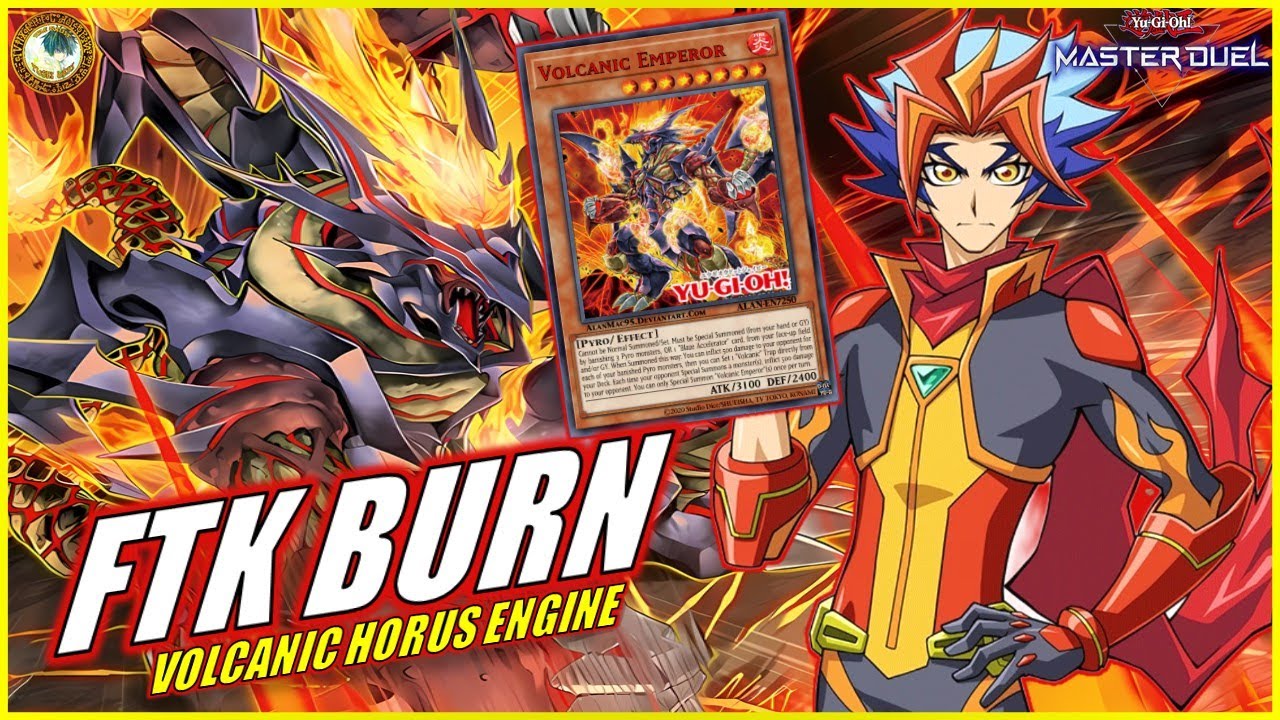 Volcanic Horus FTK Engine 🌋 Volcanic Burn Deck 2025! | Tips and Tricks - Yugioh Master Duel