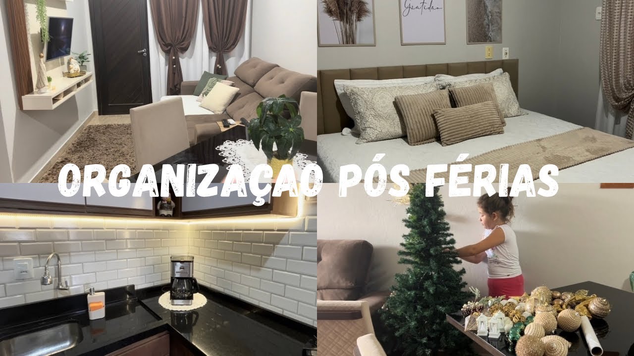 Tirei toda decoração de Natal | rotina | cuidados com a casa pós férias 