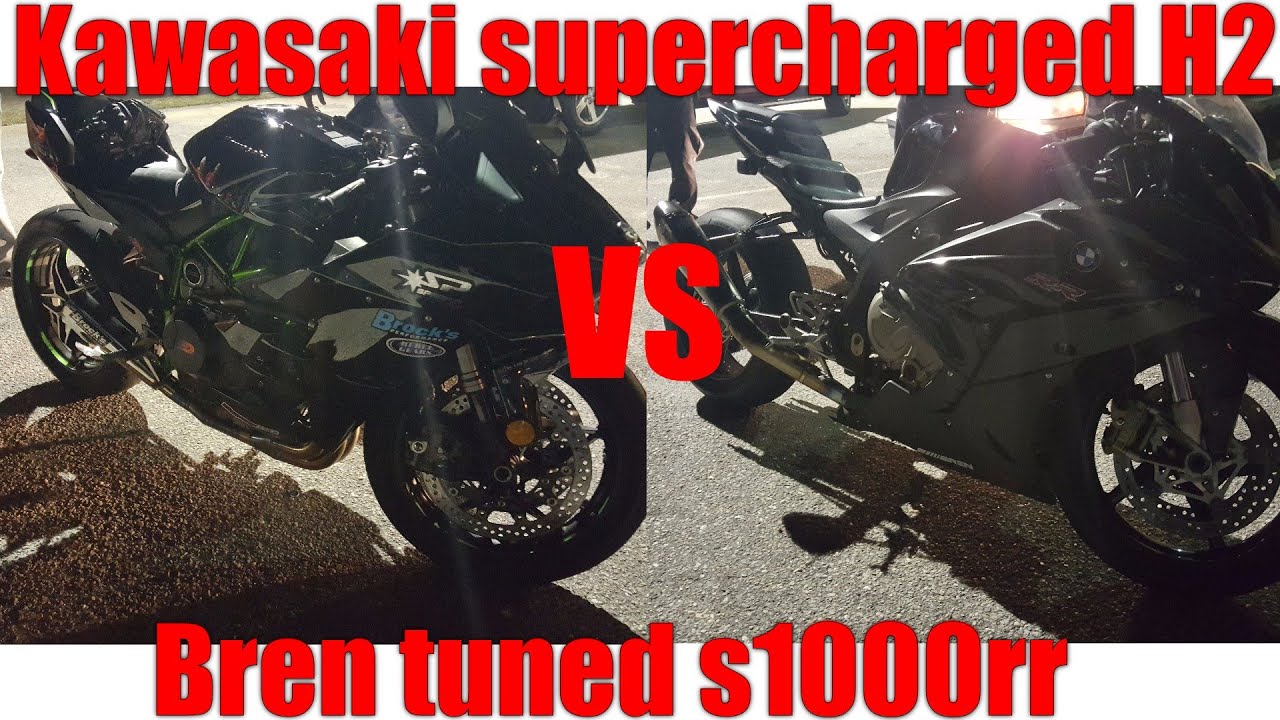 Bren Tuned 15 bmw s1000rr vs 270hp kawasaki H2