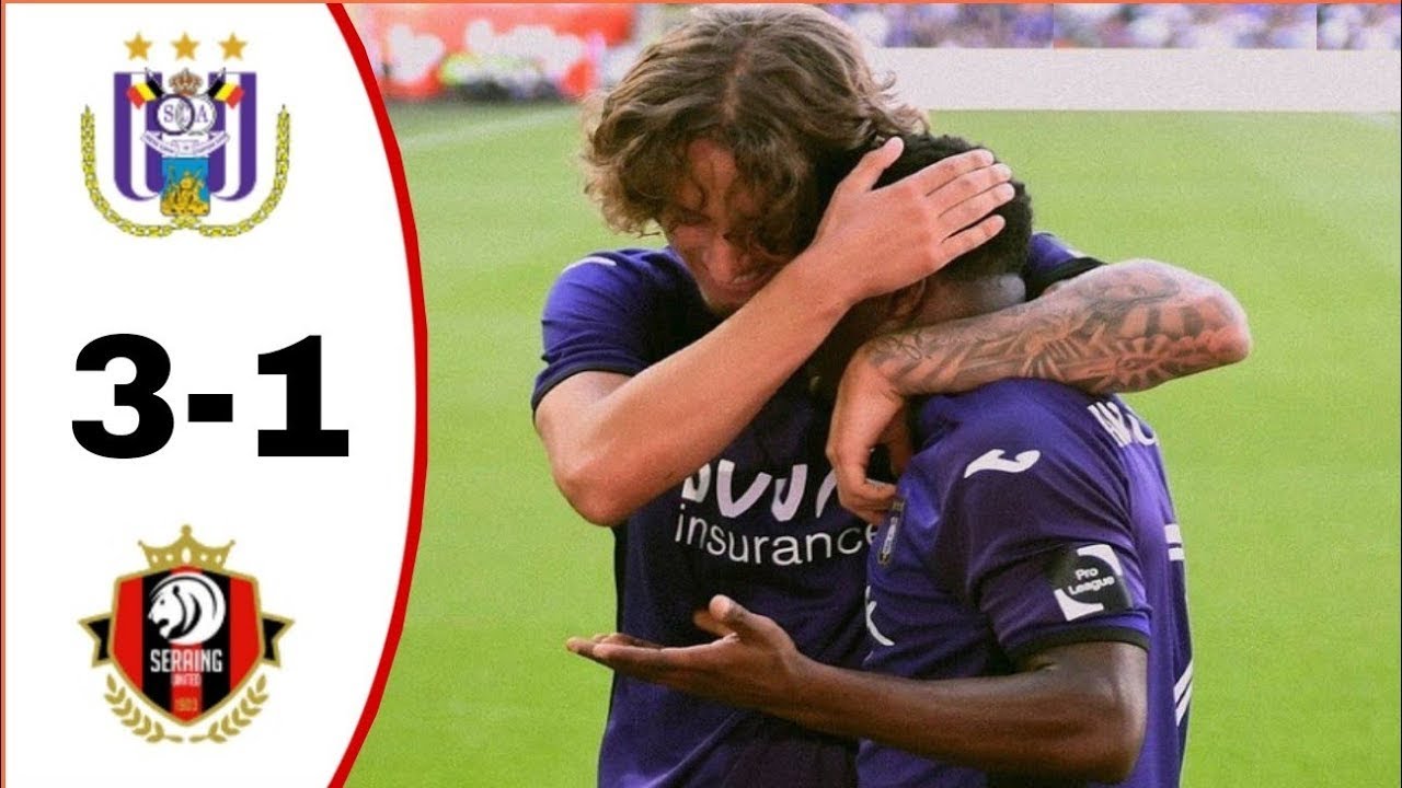 RSC Anderlecht vs RFC Seraing Match Highlight || Football || Jupiler Pro League 2022-23