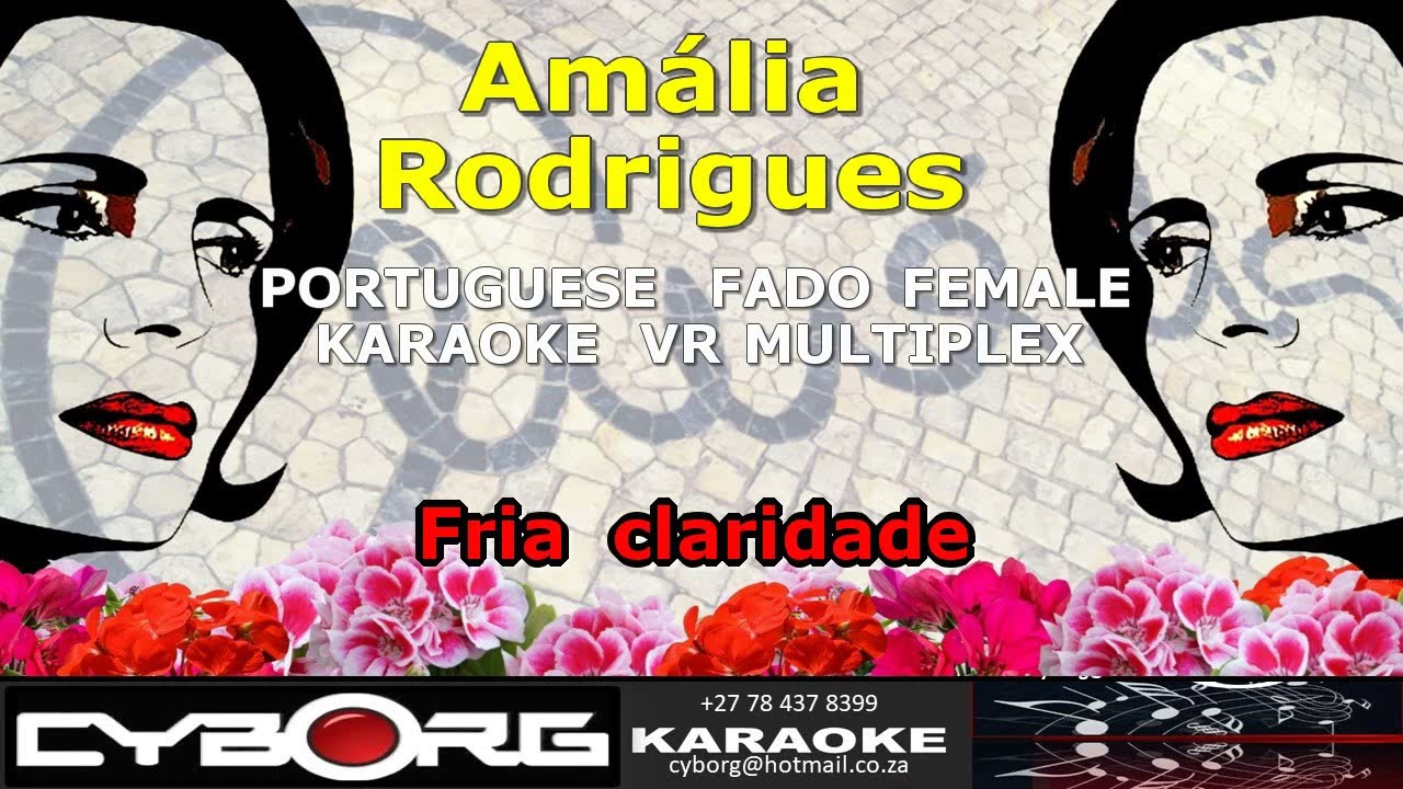 Amália Rodrigues   Fria claridade PORTUGUESE FADO FEMALE KARAOKE VR MULTIPLEX