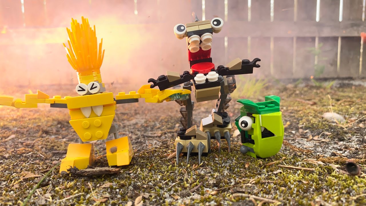 Вступление Aqua Teen Hunger Force воссоздано с помощью Lego Mixels