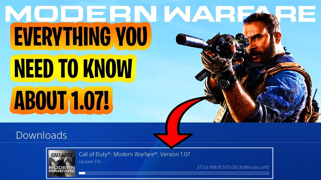 Call of Duty Modern Warfare 1.07 Update Patch Notes! New Maps, 725 & M4A1 Nerf, SMG Buff... (COD MW)