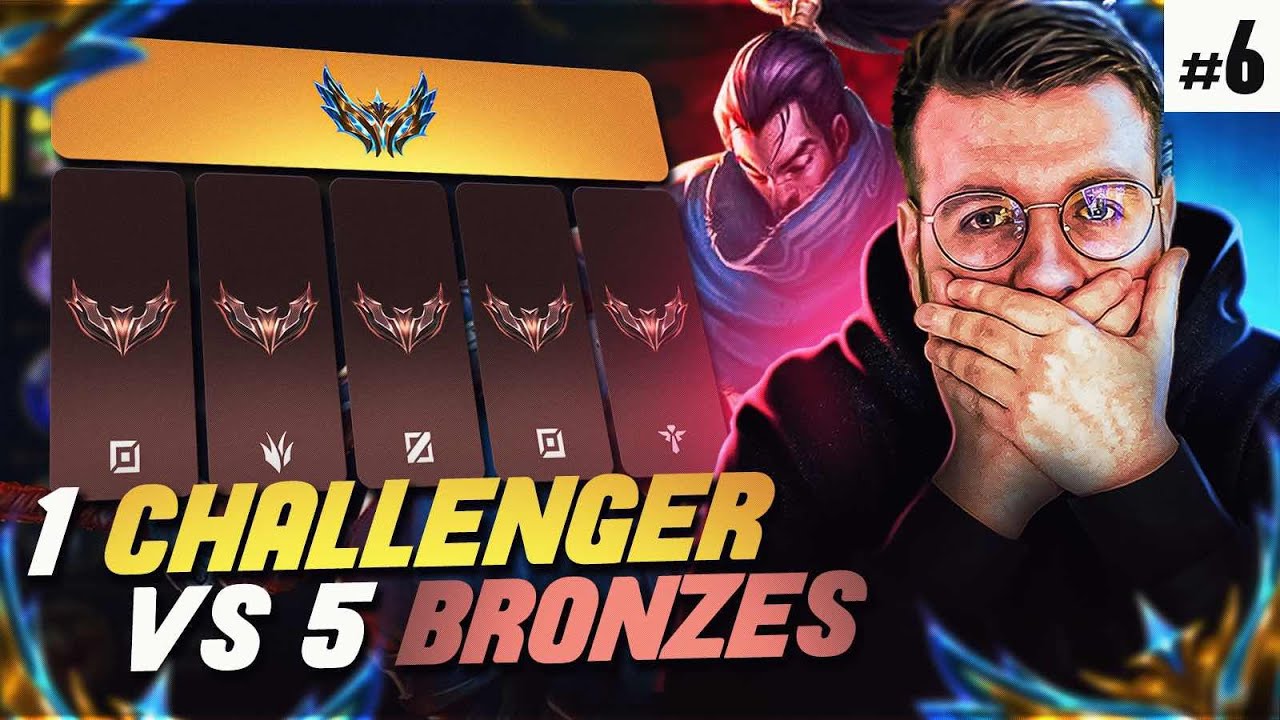 UN CHALLENGER CONTRE 5 BRONZES ! LE NIVEAU EST EXCEPTIONNEL ! (OTP Yasuo, Challenger 950 LP)