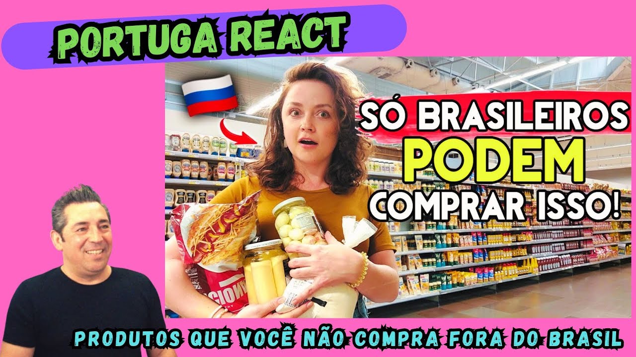 Portuga reage a PRODUTOS que voc&ecirc; N&Atilde;O COMPRA fora DO BRASIL.