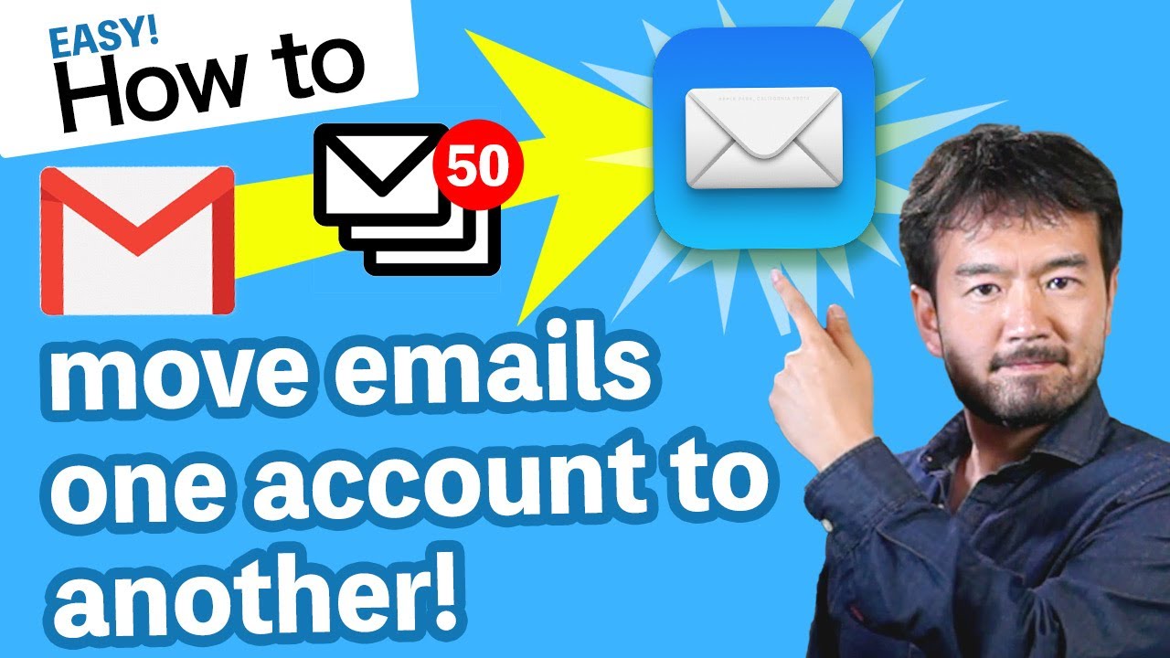 How to move emails from one account to another | MacOS Big Sur
