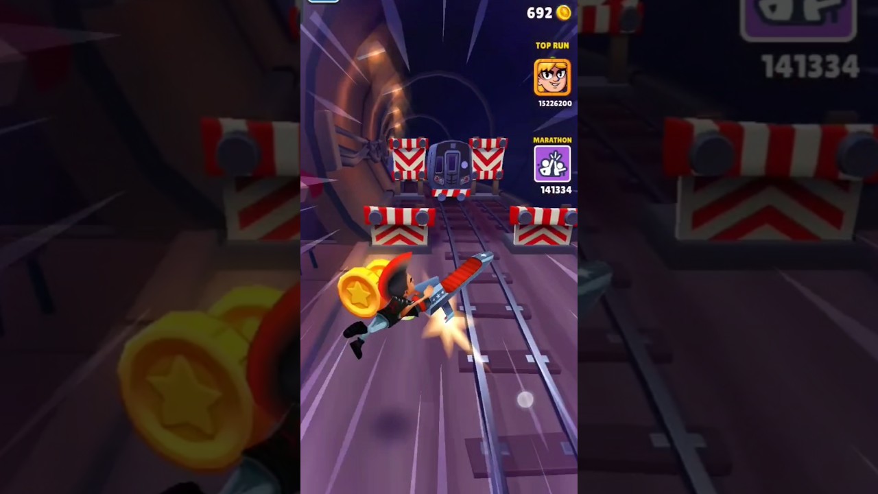 No Boosters Needed! 🙅&zwj;♂️ | Subway Surfers Run on Bare Skill Only! 🏃#subwaysurfers #fastgameplay