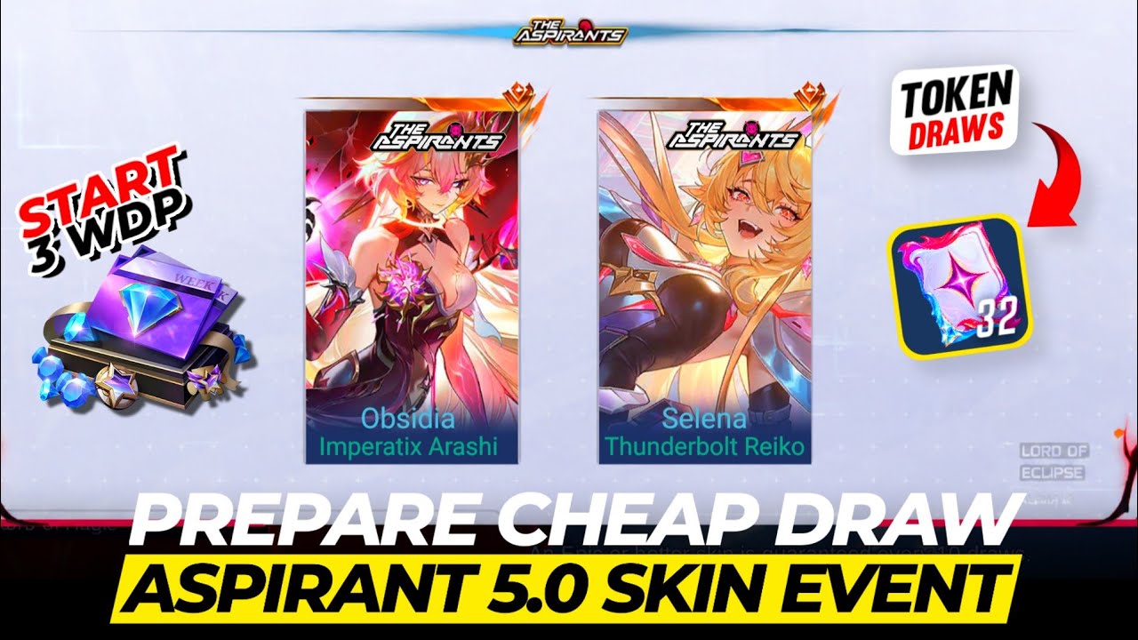 PREPARE CHEAP DRAW ASPIRANT 5.0 GET OBSIDIA & SELENA | ASPIRANT 5.0 EVENT MLBB