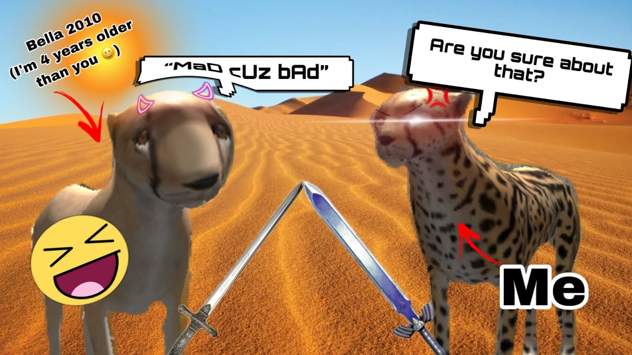 Me VS Bella 2010 // The Cheetah Online Simulator (I hate her btw)