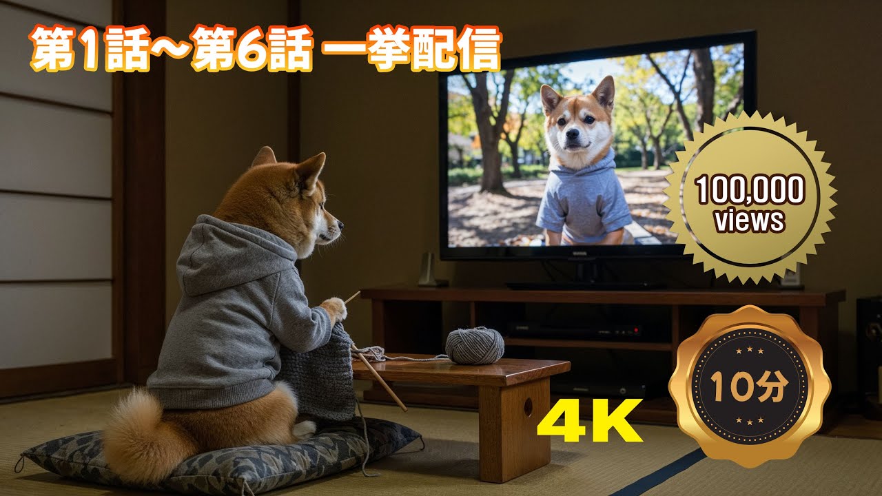 📺💻 ✨🎉 10万回再生 🎉✨[第1話～第6話]  一挙配信 (10分)