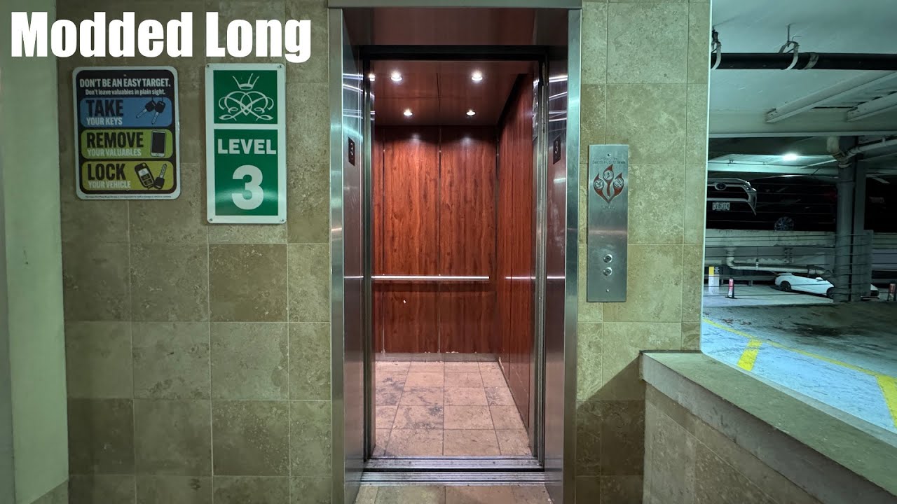 Modernized Long Elevator at the Chase Park Plaza Parking in St. Louis, MO