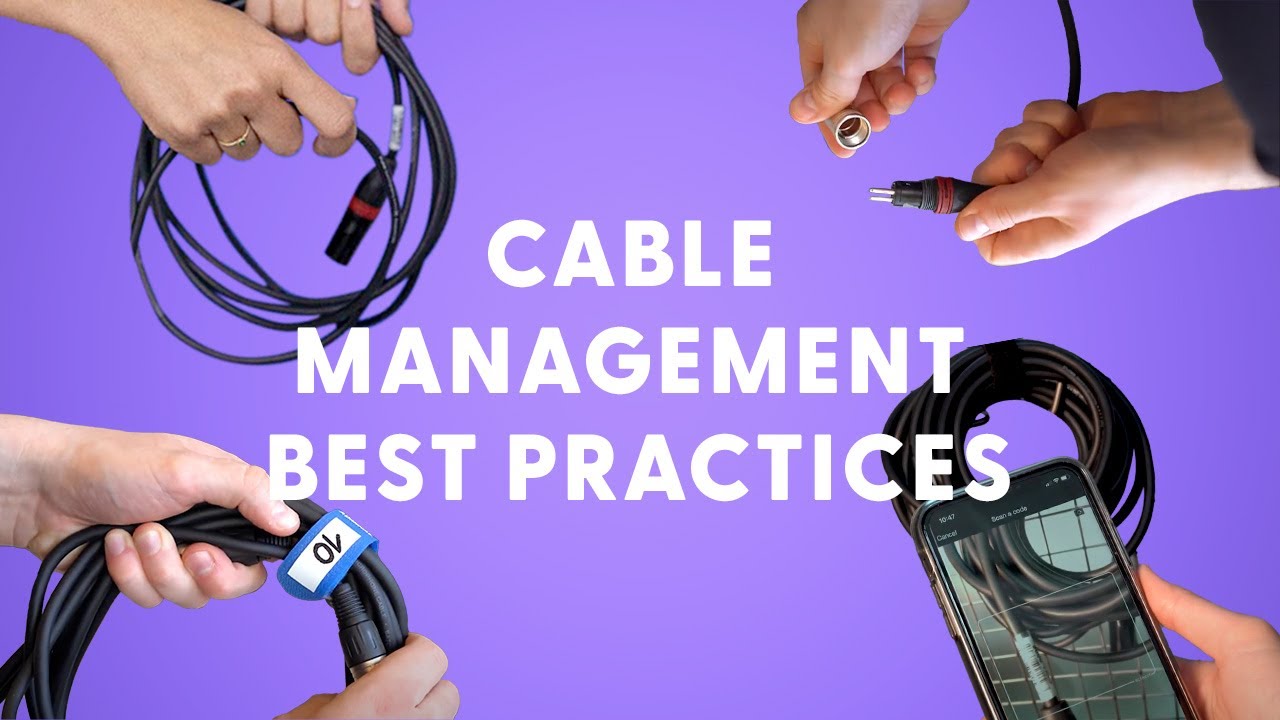 How to label cables? (cable management best practices for AV industry)