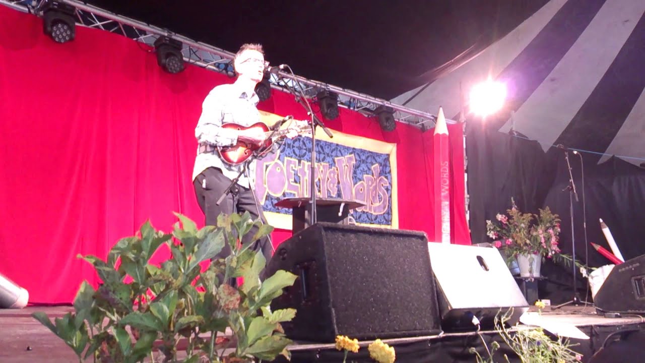 John Hegley sings about glasses  Glastonbury 2014