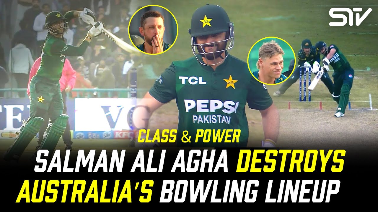 Pure Class! Salman Ali Agha Destroys Australia’s Bowling Lineup | M3L1J