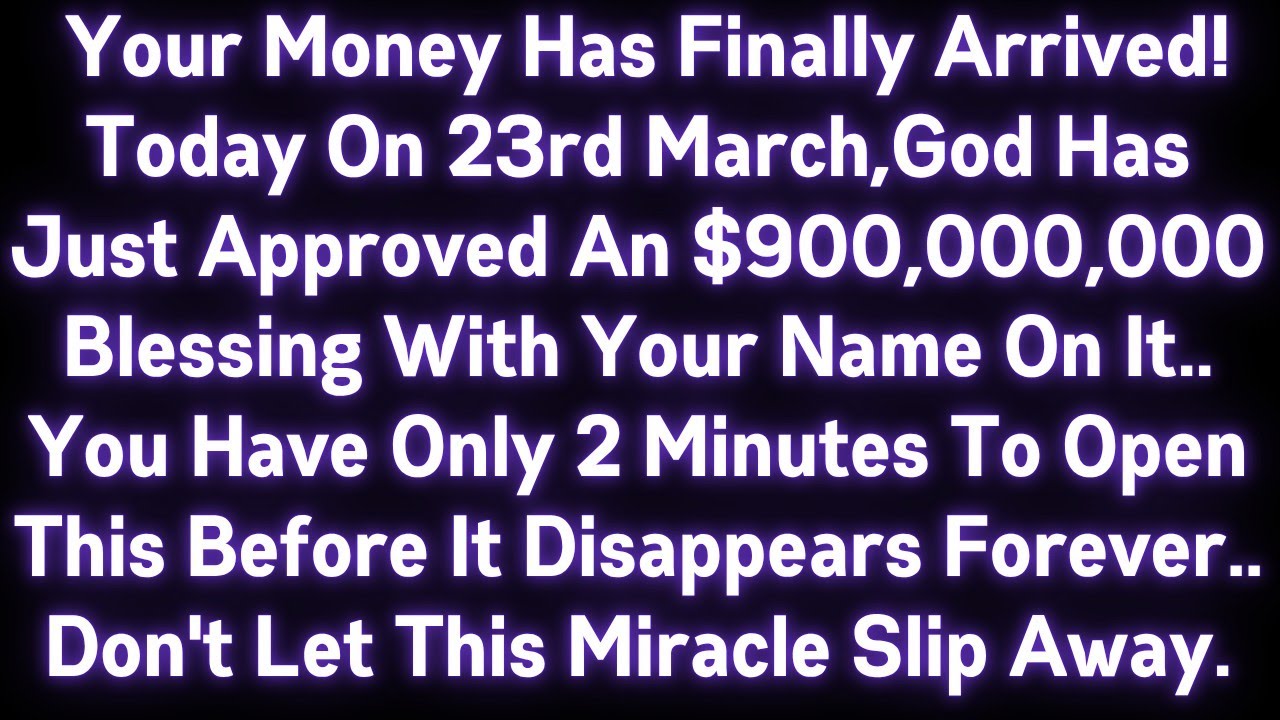 YOUR MONEY HAS FINALLY ARRIVED..GOD HAS JUST APPROVED AN $900,000,000 BLESSING WITH YOUR NAME ON IT.