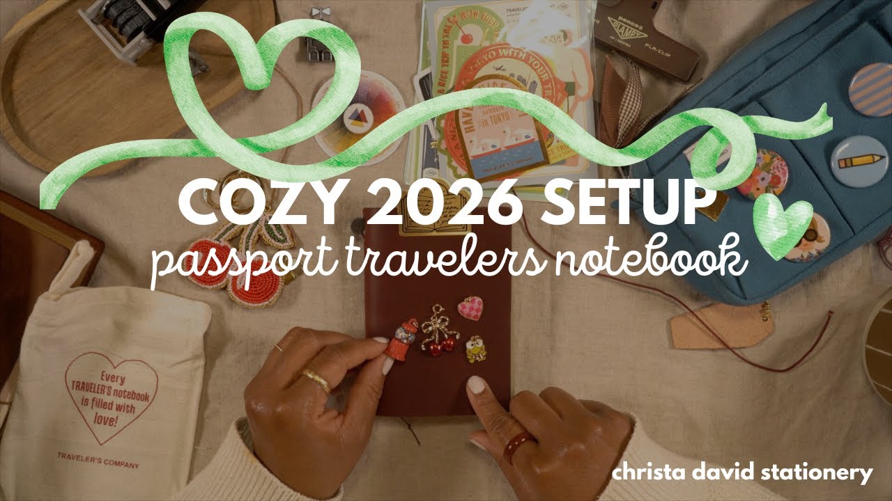 My 2026 Traveler&rsquo;s Notebook Setup | Passport Inserts + Cozy Flip-Through