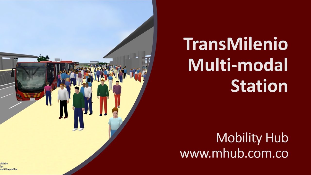 TransMilenio Vissim Model Multimodal Station