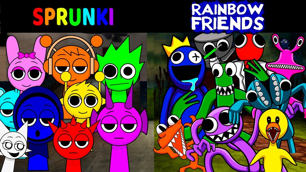 SPRUNKI Vs Rainbow Friends (Incredibox Sprunki) Friday Night Funkin' (FNF Mod)