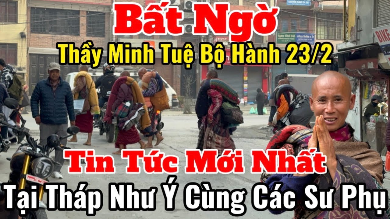 Bất Ngờ Gặp Thầy Minh Tuệ Cùng Các Sư Phụ Bộ Hành Lên Tháp Như Ý Buddha Stupa Những Khoảng Khắc Đẹp