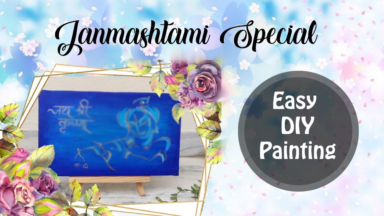 How to Make Kanha Painting in Easy Steps | Step by Step Tutorial  Anjali Arts