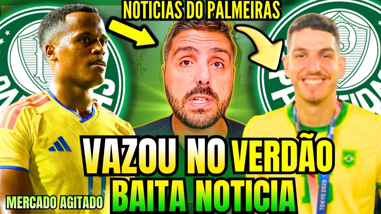 EXCLUSIVO🚨JHON &Aacute;RIAS E NINO PERTO DO ACERTO COM PALAMEIRAS | MERCADO DA BOLA AGITADO NO VERD&Atilde;O