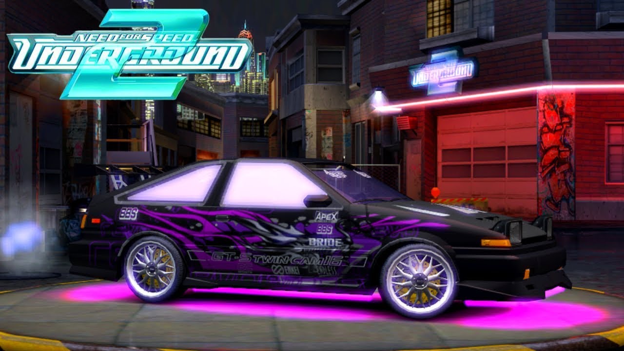 TOYOTA AE86 O MAIS BONITO DE TODOS - Need for Speed Underground 2